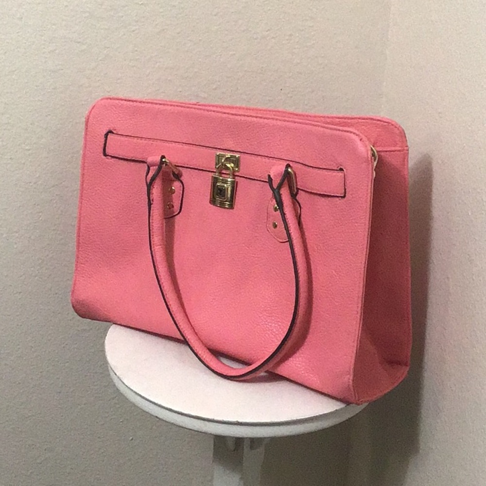 Leather Pink Purse